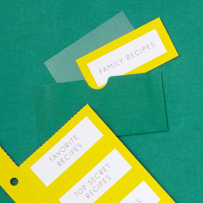 Hallmark Bright Citrus Customizable Recipe Organizer Book 5 Hallmark Bright Citrus Customizable Recipe Organizer Book - Image 4