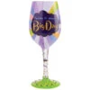 Lolita Your Big Day Handpainted Wine Glass, 15 Oz. -Hallmark Your Big Day Handpainted Wine Glass 6009221 01