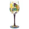 Enesco Lolita® Happy Retirement Handpainted Wine Glass, 15 Oz. 2 Enesco Lolita® Happy Retirement Handpainted Wine Glass, 15 Oz. -Hallmark lolita happy retirement handpainted wine glass root gls115534h 1470 1