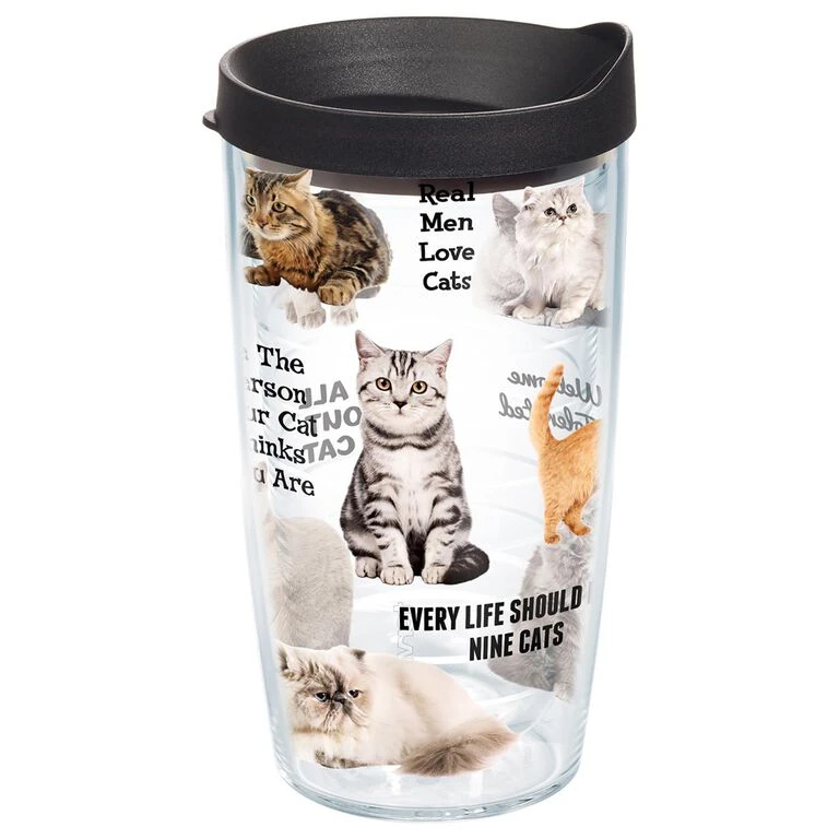 Tervis® Cat Sayings Tumbler, 16 Oz. 3 Tervis® Cat Sayings Tumbler, 16 Oz.